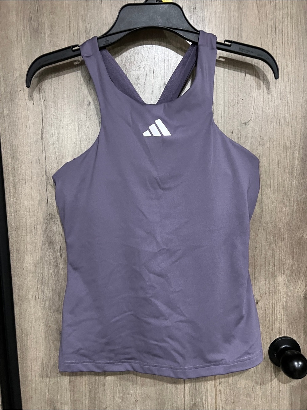 adidas Purple Racerback Performance Tank
